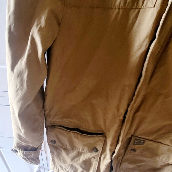 Original Penguin Mustard Brown Colored Anorak Style Jacket Women's Size Small - Picture 5 of 8